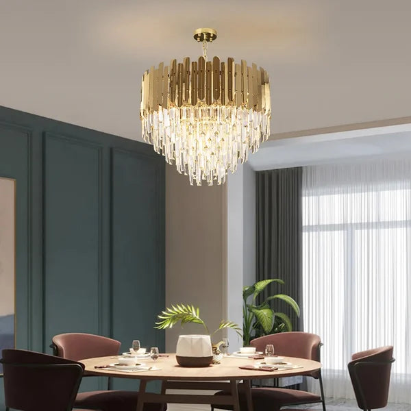 tiered modern chandelier