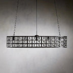 la cage oval chandelier