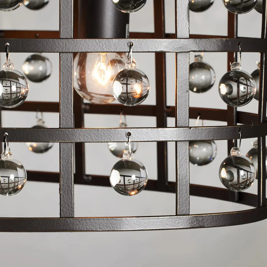 la cage oval chandelier