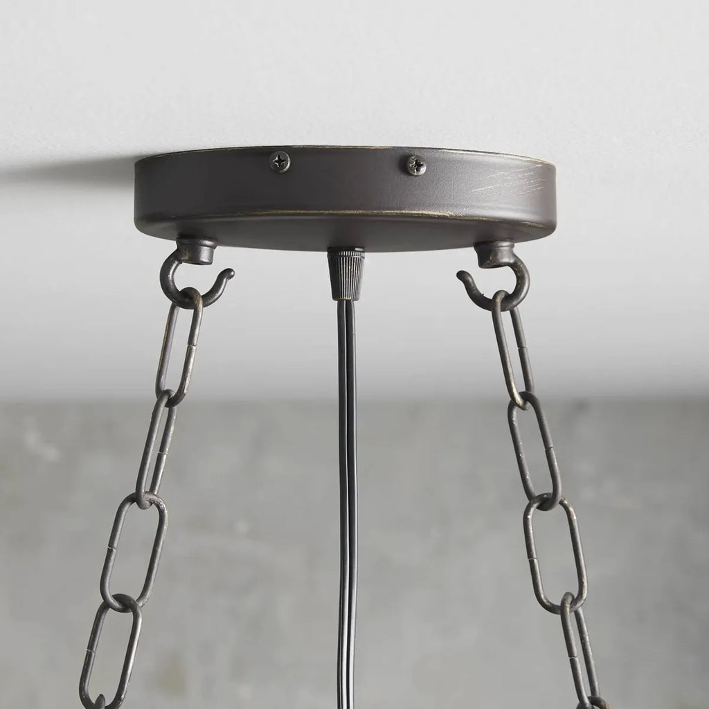 la cage oval chandelier