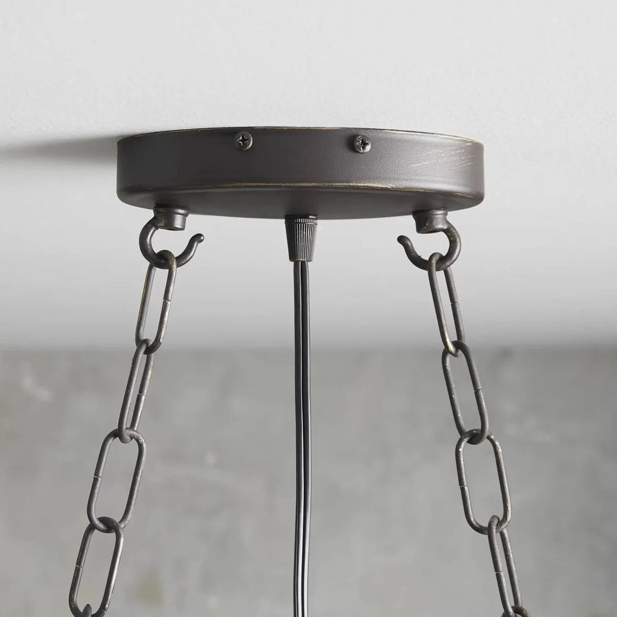 la cage oval chandelier