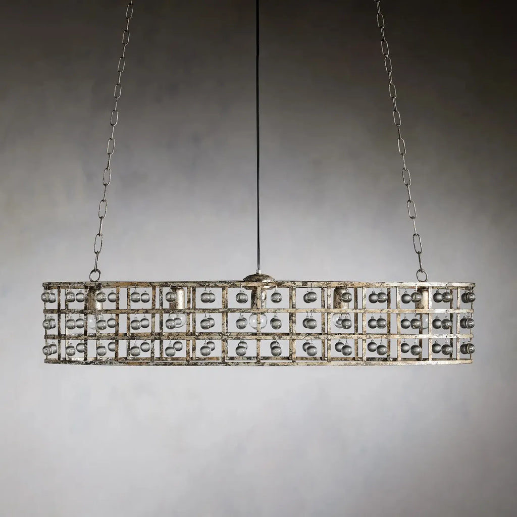 la cage oval chandelier