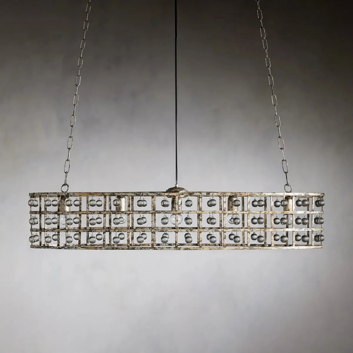 la cage oval chandelier