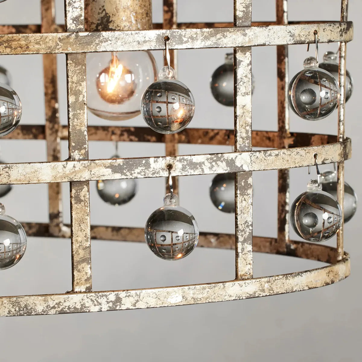 la cage oval chandelier