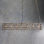 la cage rectangular chandelier