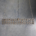 la cage rectangular chandelier