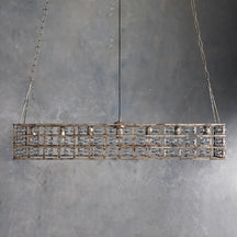 la cage rectangular chandelier