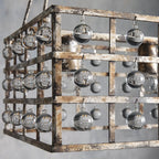 la cage rectangular chandelier
