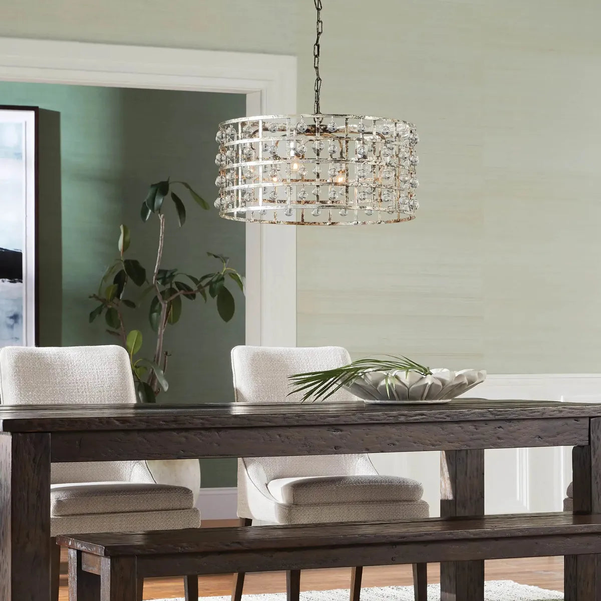 la cage round chandelier