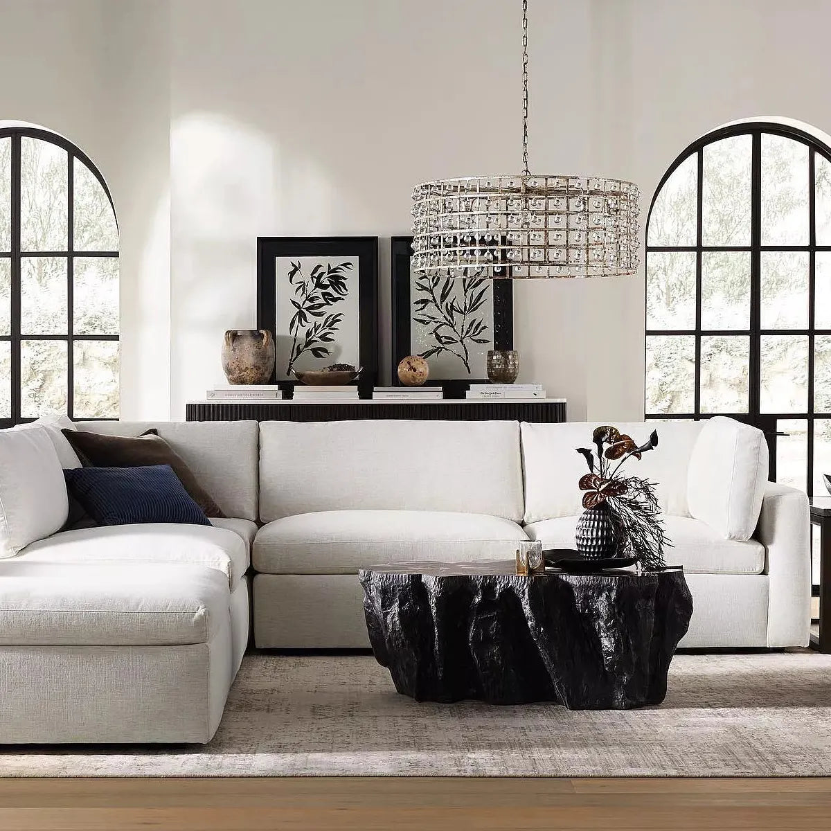 la cage round chandelier