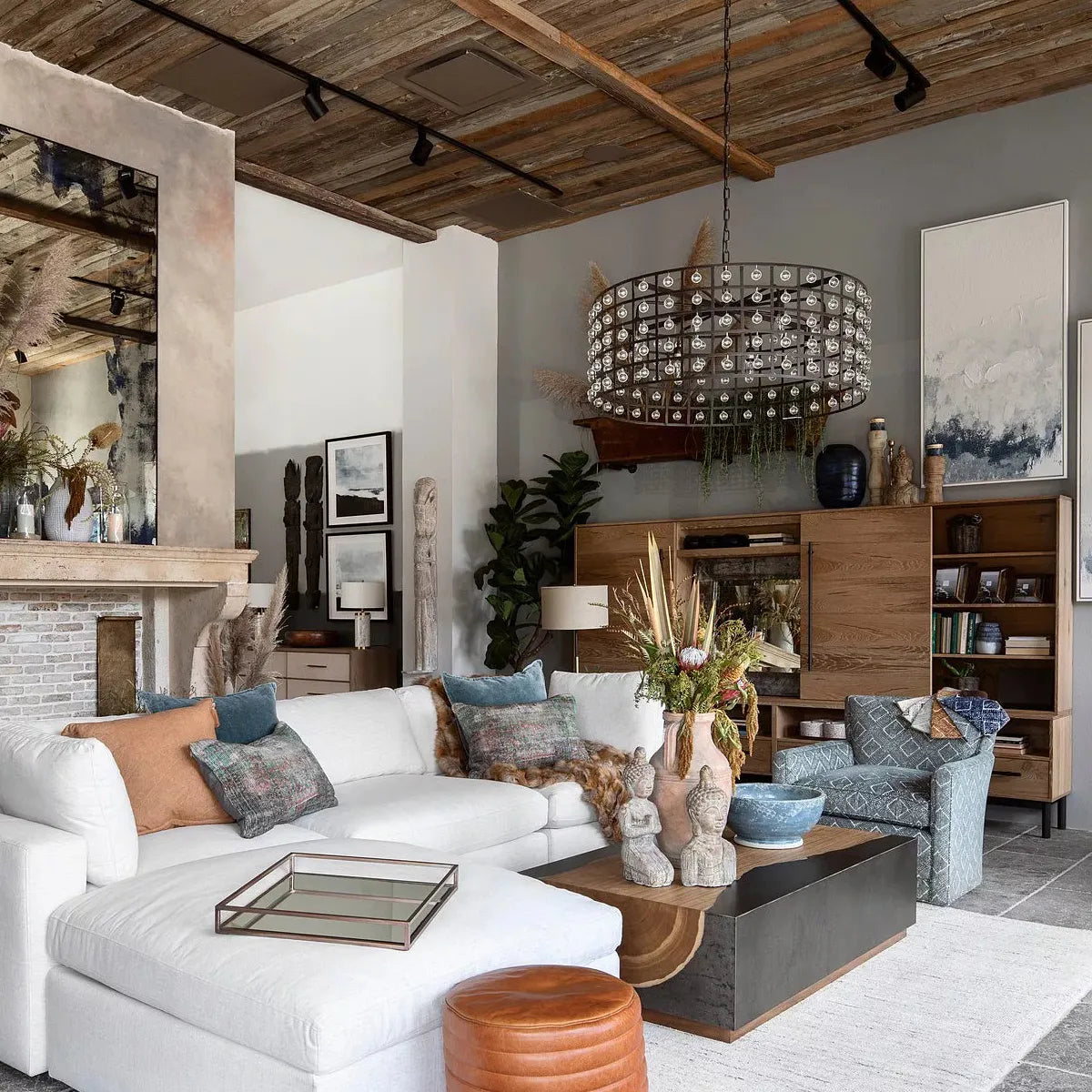 la cage round chandelier