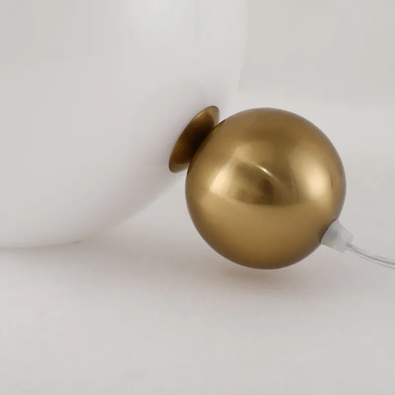 copycat glass globe shade lamps