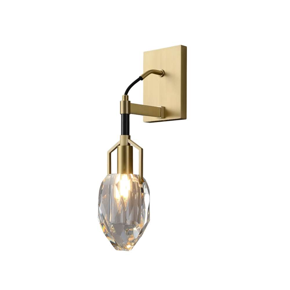 curved form wall sconce
