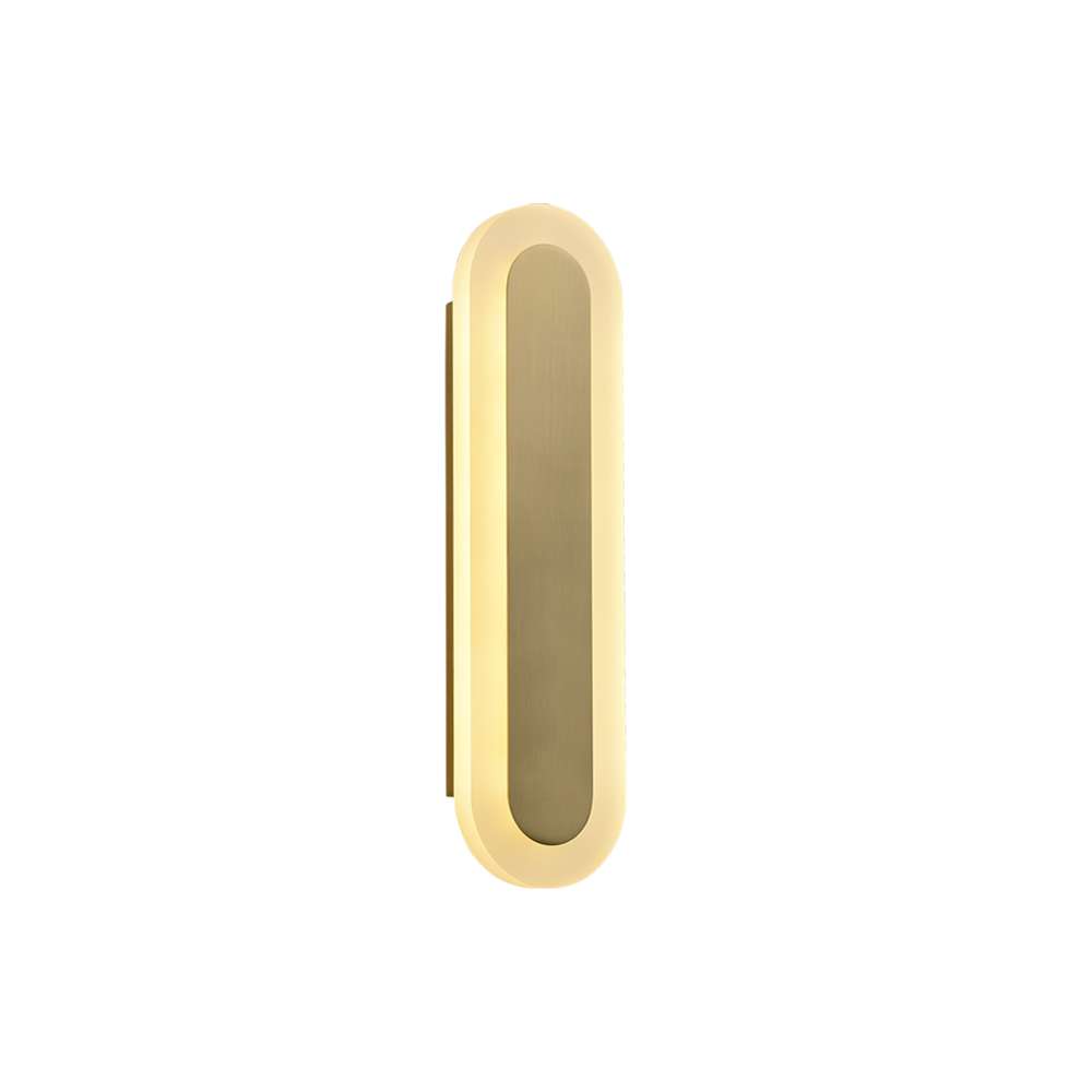oval LED wall light
