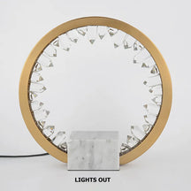 quartz base table lamp
