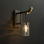 linear sconces with glass shade
