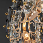 contemporary round chandelier