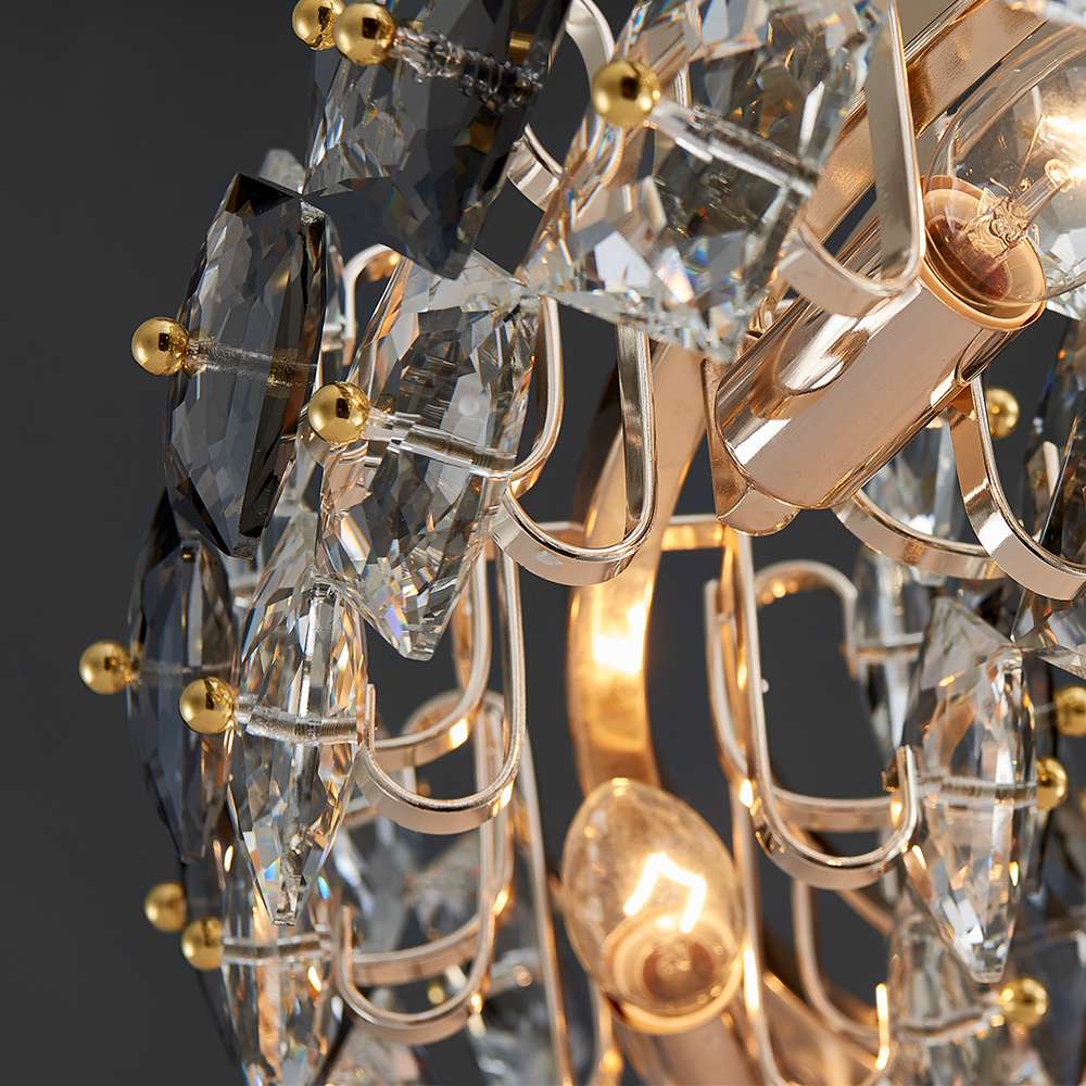 contemporary round chandelier