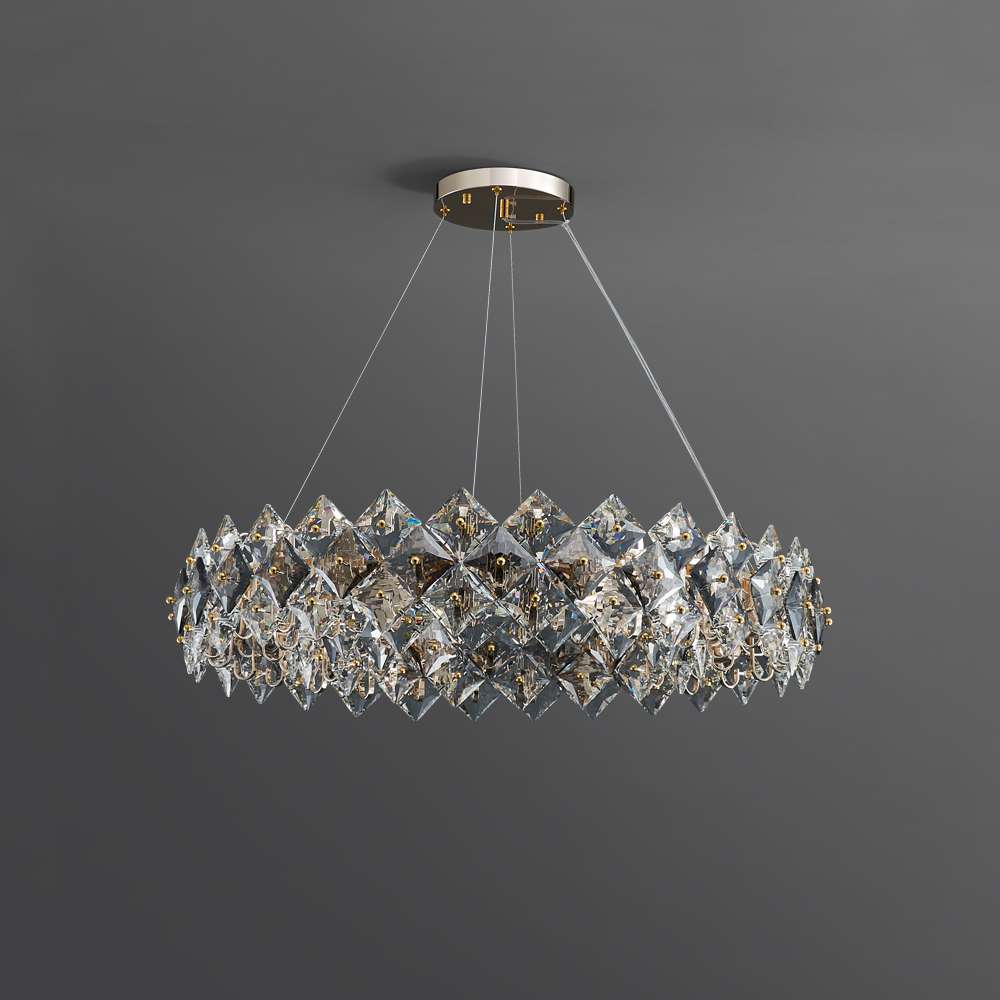 statement crystal chandelier