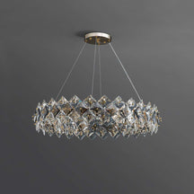 statement crystal chandelier