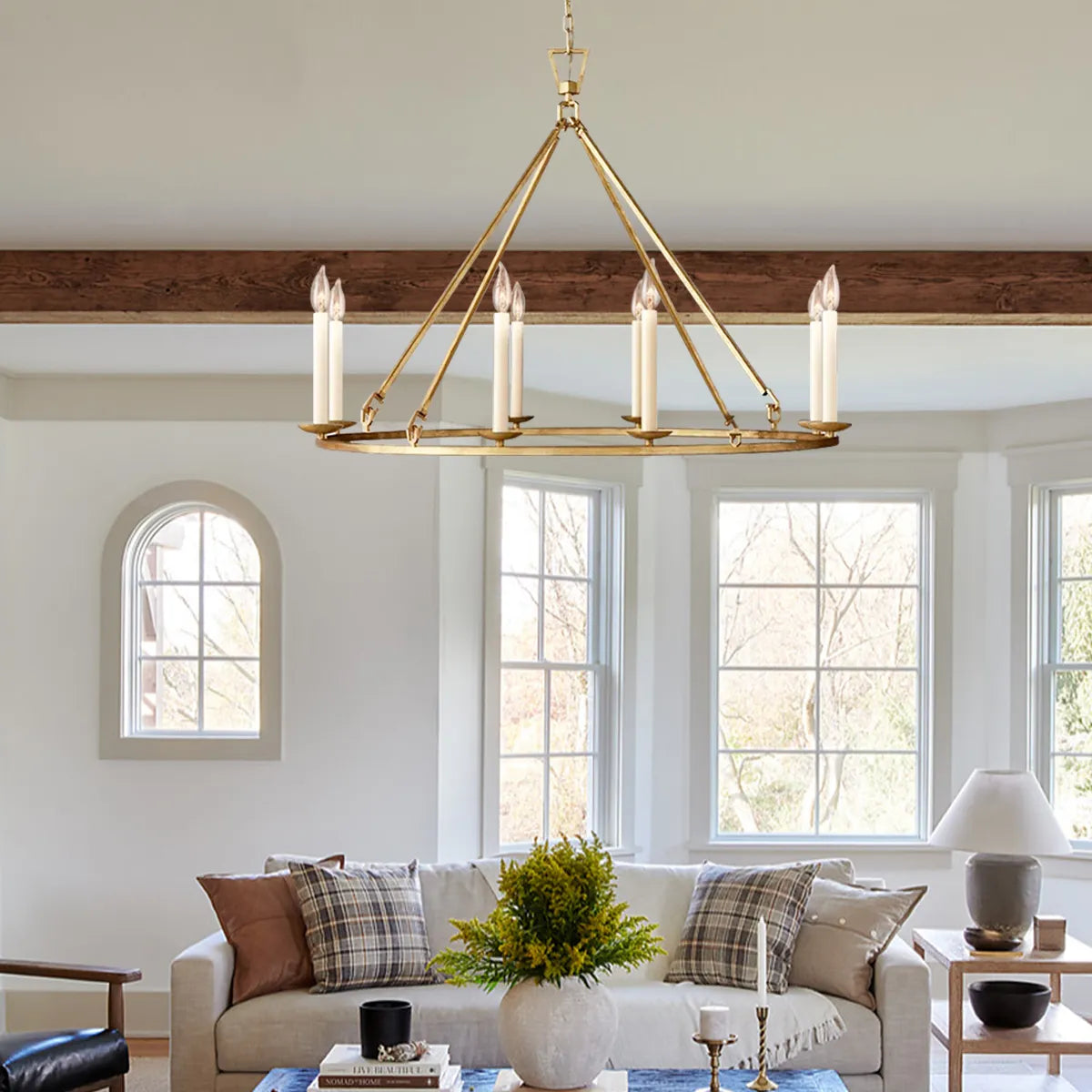 launceton round chandelier