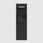 Layered cuboid led outdoor sconce