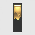 layered outdoor wall sconce