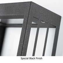 contemporary layered outdoor sconce