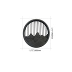 layered mountain pattern sconce