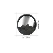 layered mountain pattern sconce
