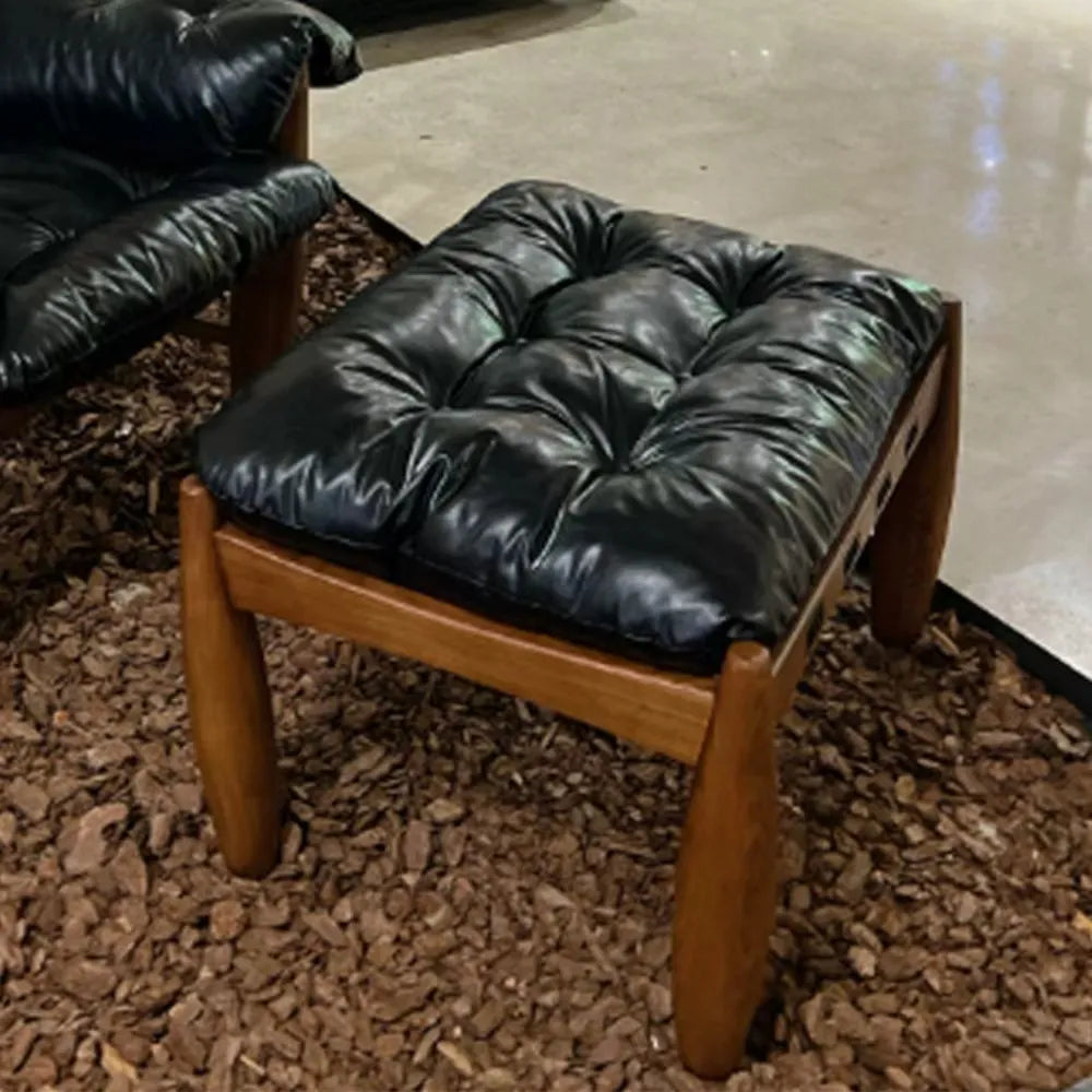 Leather Arm Chair without Ottoman – Mid Century Chair for Stylish Living Room Seating - View 3