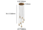 led foyer chandelier