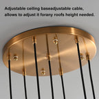 7-light crystal chandelier