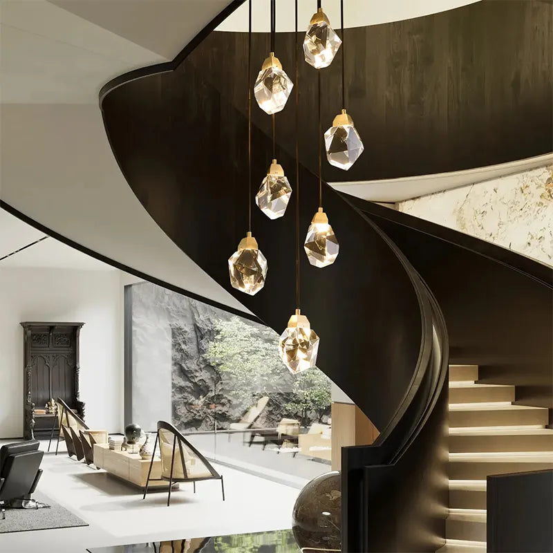 foyer crystal chandelier