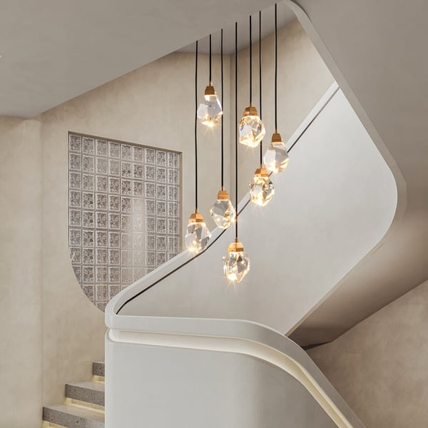 modern crystal chandelier