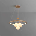 natural wood chandelier