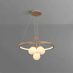 natural wood chandelier