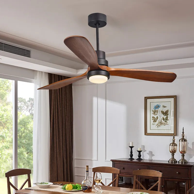 walnut ceiling fan