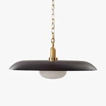 Letterly Fluted Glass Pendant Light