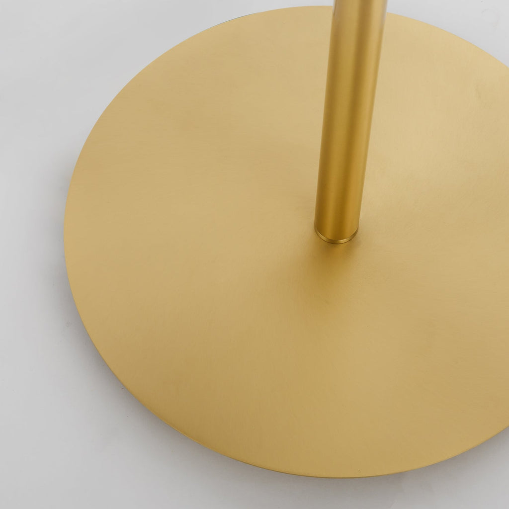 6-lights gold lamp