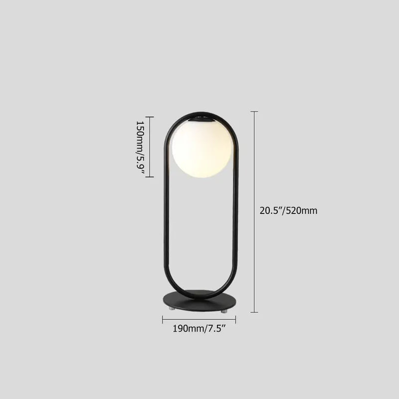 opal glass shade lamp