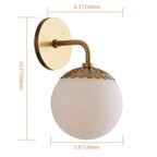 dewdrop globe sconce