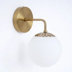 dewdrop globe wall sconce