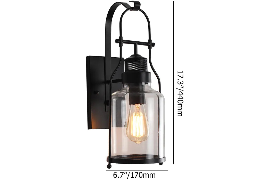 rust metal lantern design
