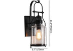 rust metal lantern design