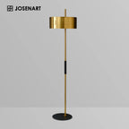 sleek knurl floor lamp