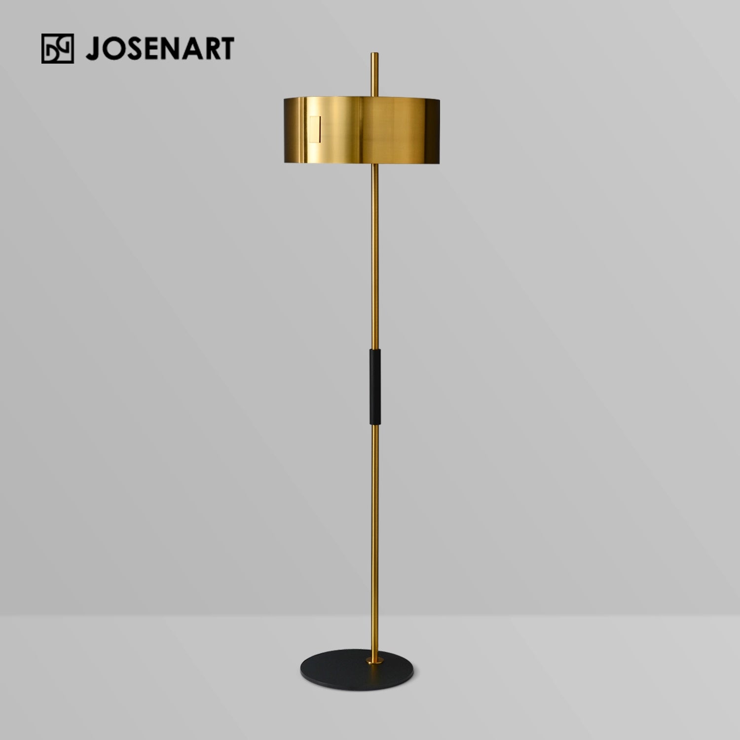 sleek knurl floor lamp