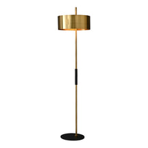 knurl brass floor lamp