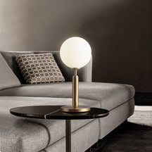 table lamp with brass base