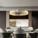 unique chrome crystal chandelier